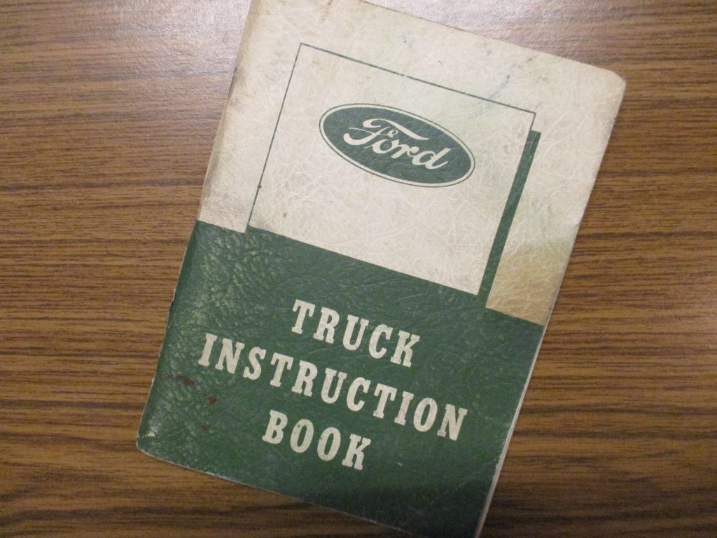 Ford Truck Instruction Book Lwdparts